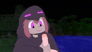 Minecraft Girl Sucking dick for free lol hentai porn animation