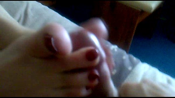 wife footjob