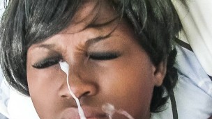 Big cock white boss needs her black babysitter to ride him while wife is away