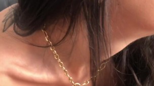 Sexy Tattooed Hottie Trinity St. Clair Rides Cock BTS