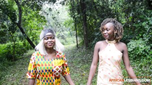 Black lesbian hotties date in overnight music festival during African carnival ends in romantic hot sex