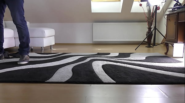 Flashing Gym Girls at Home Doing Yoga and Stretching after Panties and Thongs Try on in Short Skirts