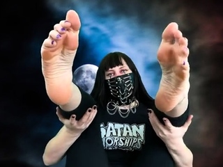 Exotic brunette hardcore foot fetish fuck