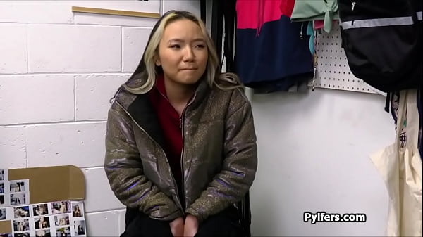 Mall cop loves Asians perky pierced nipples