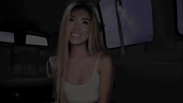 Skinny Clara Trinity sucks cock and fucks hard in public