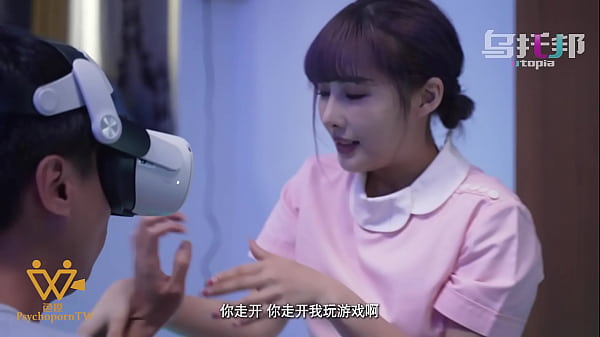 Sexy nurse fucks guy who is addicted to VR- Psychoporn.net