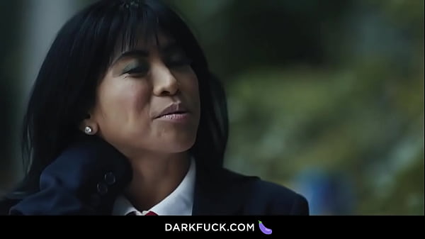 Hot Asian babe gets fucked by a big black cock and loves it